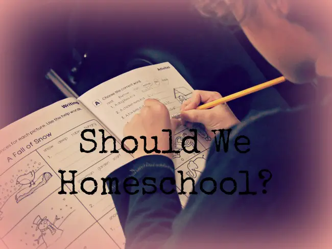 Should we homeschool