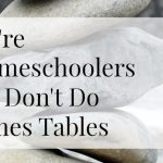 Homeschool Times Tables