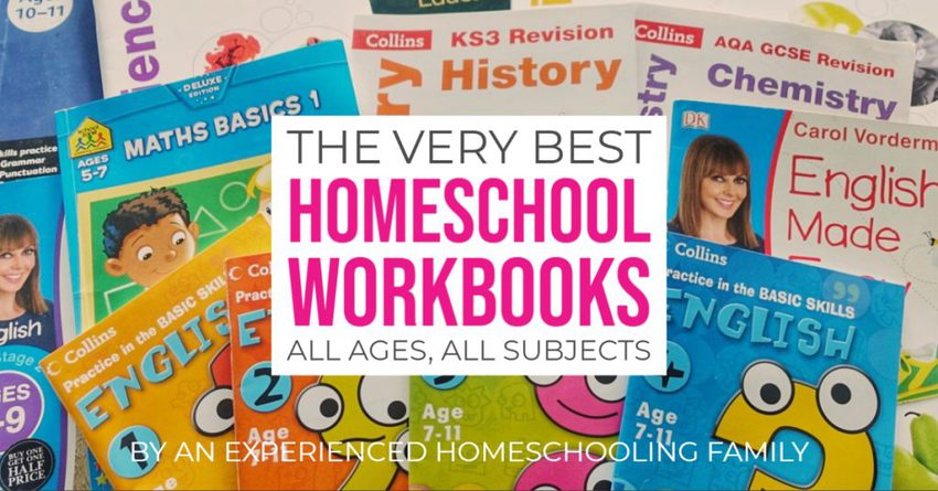 Best Homeschool Workbooks, age, grade, subject