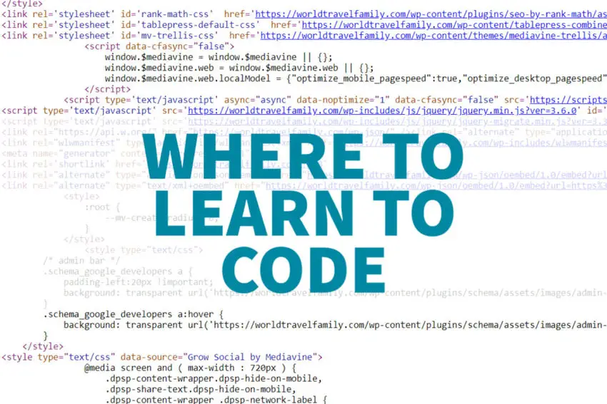 Where to learn to code HTML CSS